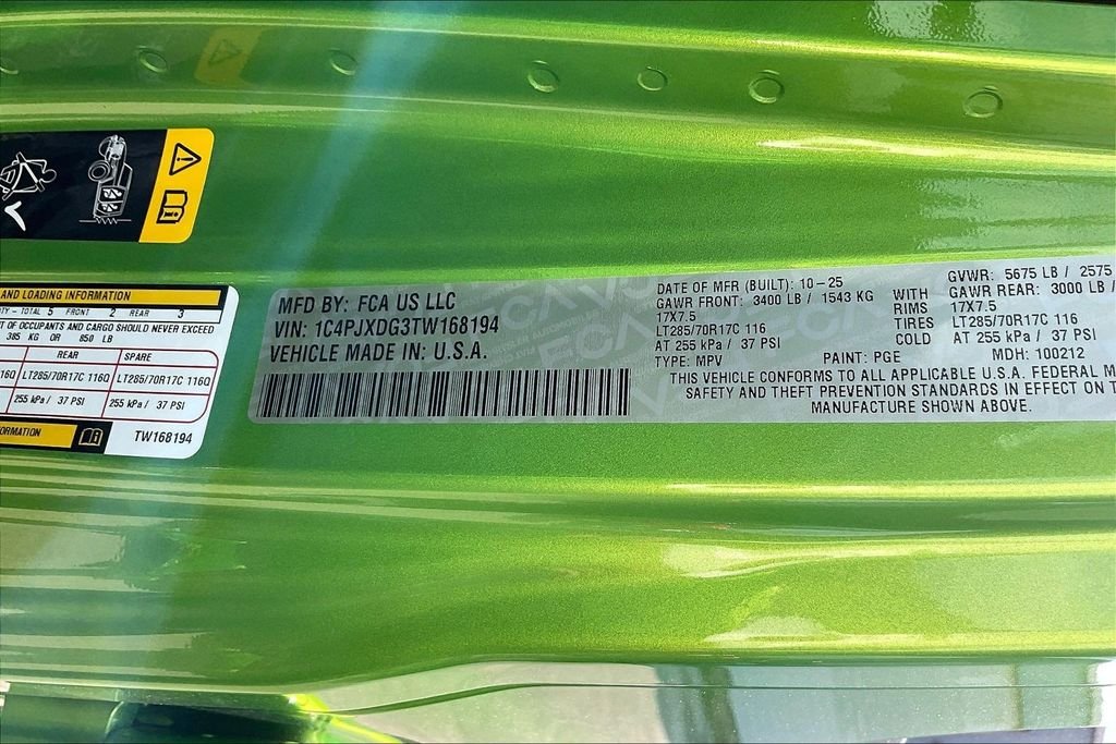 New 2026 Jeep Wrangler Willys 4D Sport Utility