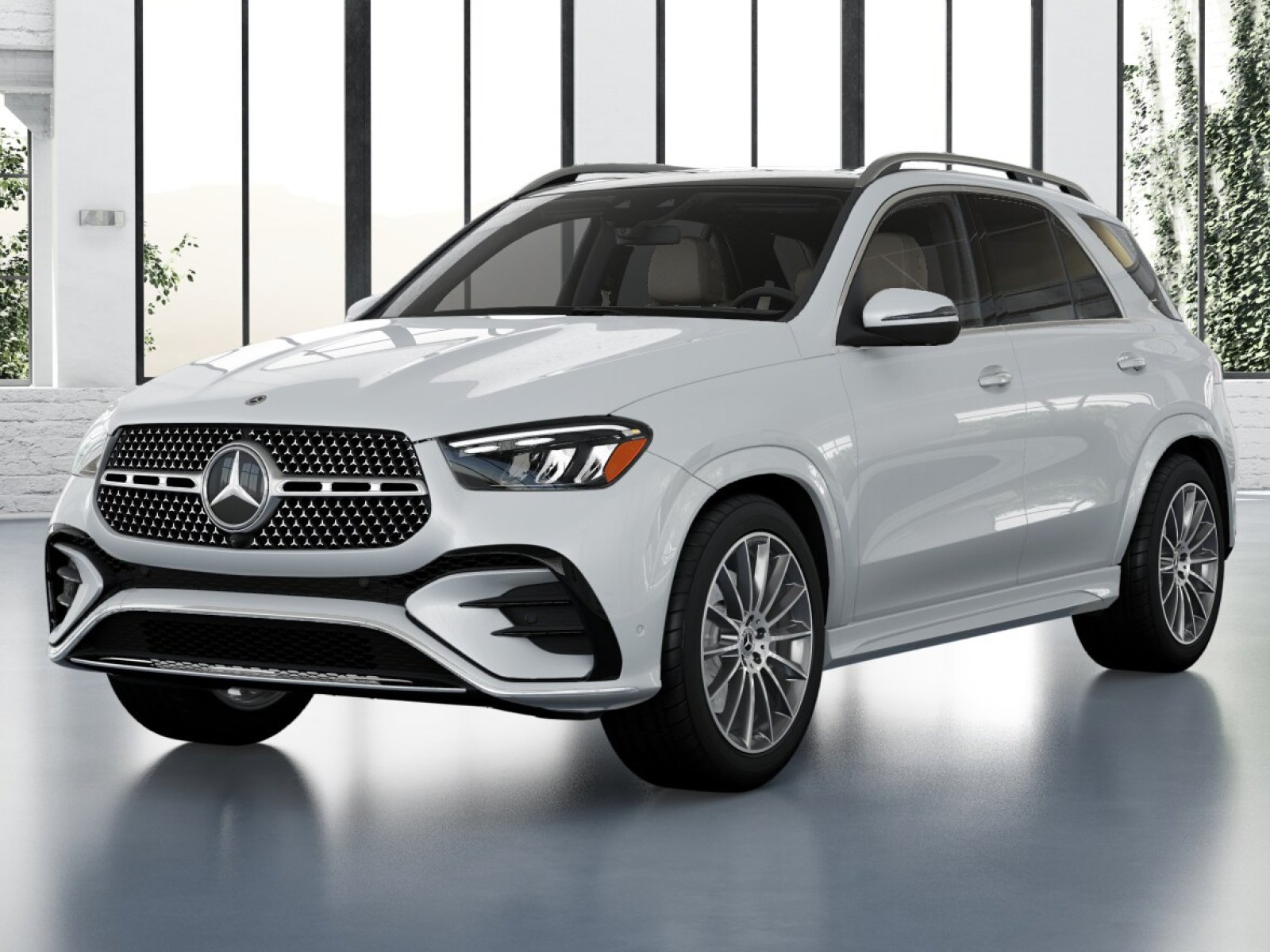 New 2026 MANUFAKTUR Moonlight White Metallic Mercedes-Benz GLE 350 image 1