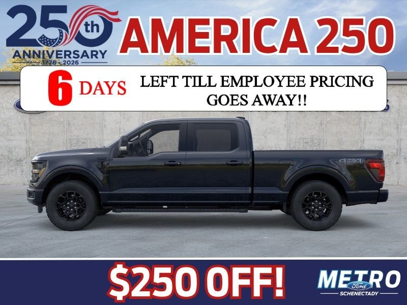 New 2026 Agate Black Metallic Ford XLT image 4