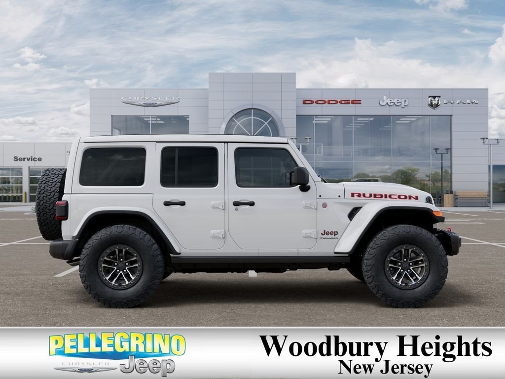 New 2026 Bright White Clear-Coat Exterior Paint Jeep Rubicon X image 21