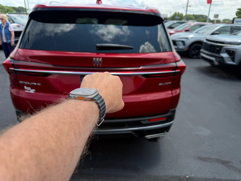 Used 2025 Cherry Red Tintcoat Buick Preferred image 4