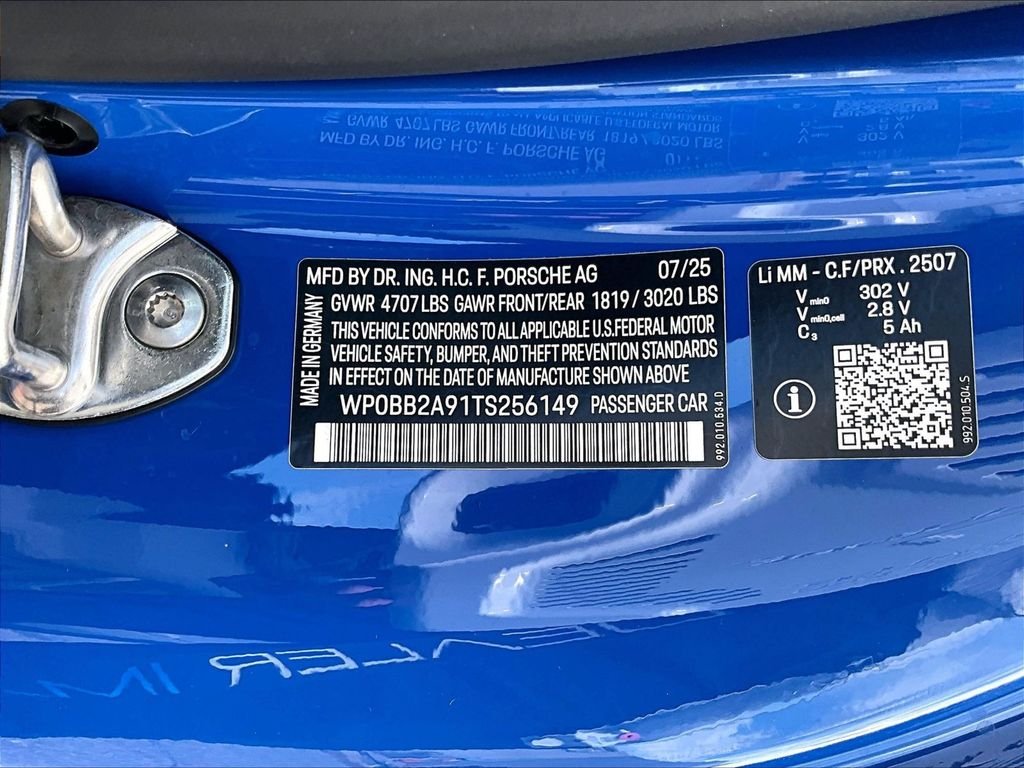 Certified Used 2026 Blue Porsche Targa 4 GTS image 26