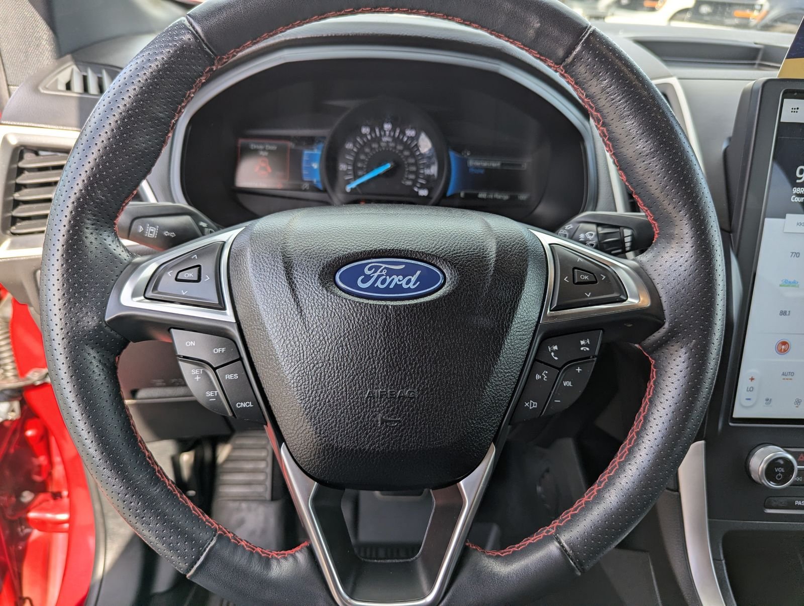 Certified Used 2022 Red Metallic Ford ST Line image 33