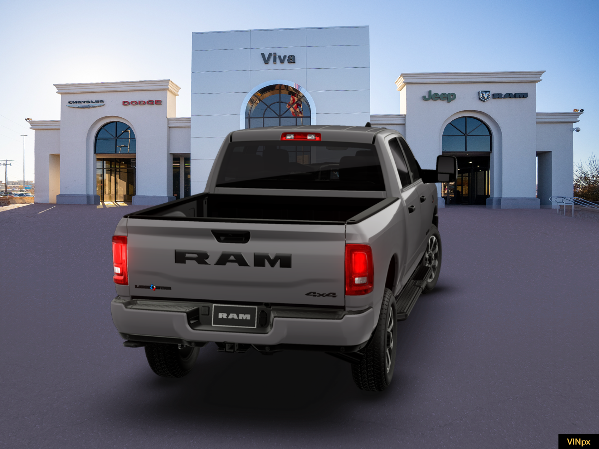 New 2026 Ceramic Gray Clear-Coat Exterior Paint RAM Big Horn image 14