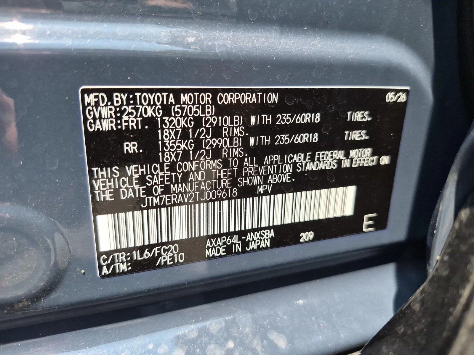 Used 2026 Storm Cloud Toyota SE image 41