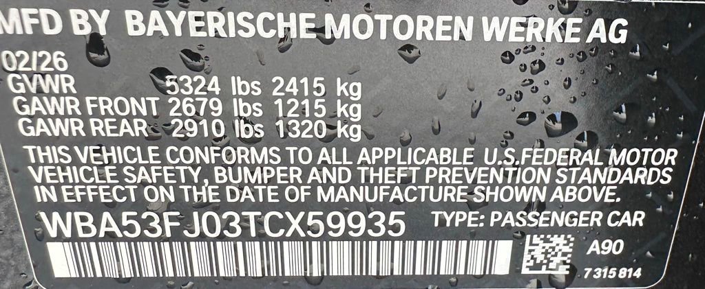 New 2026 Dark Graphite Metallic BMW 530i xDrive image 39