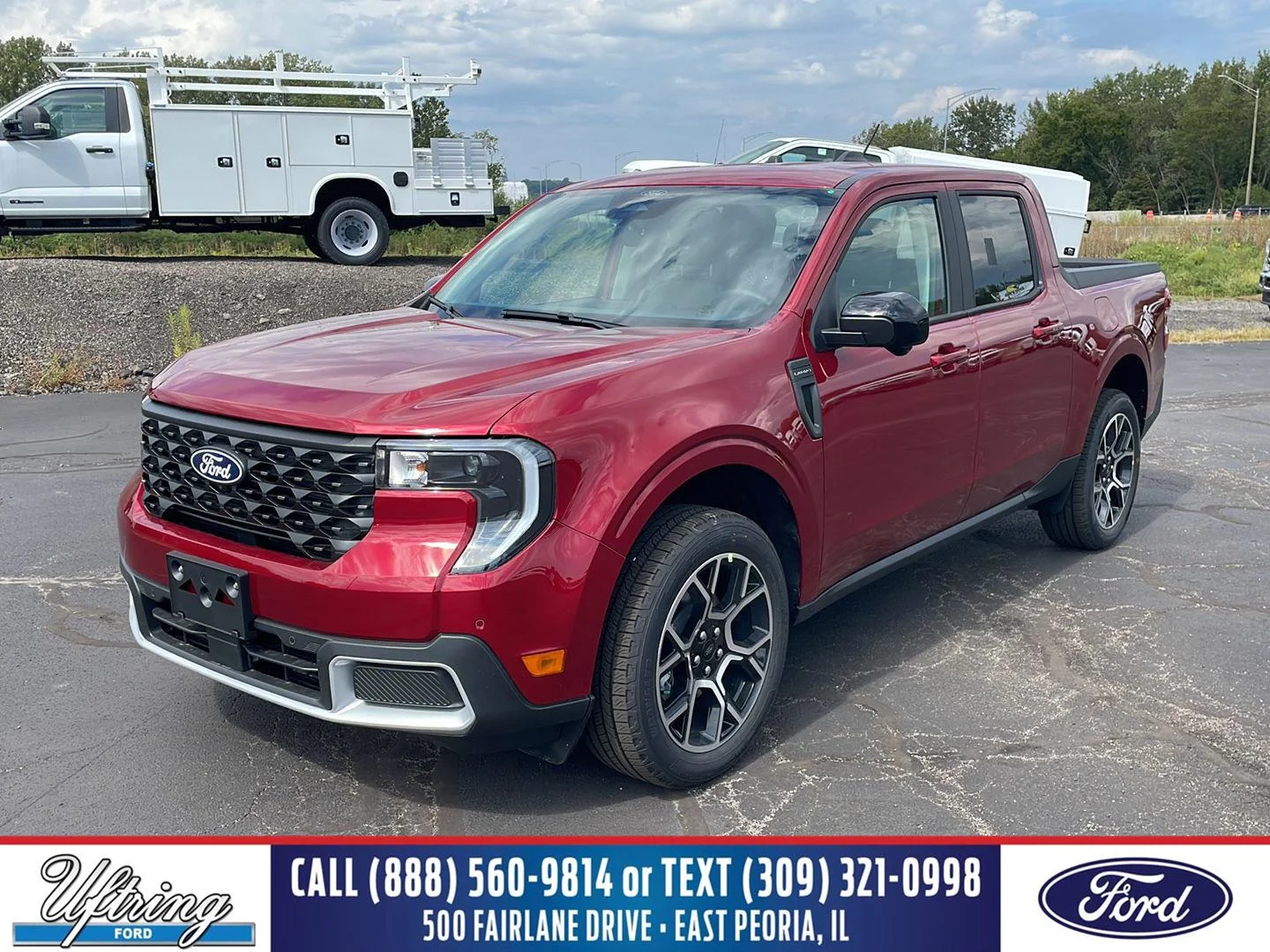 New 2026 Ruby Red Metallic Tinted Clearcoat Ford LARIAT image 1