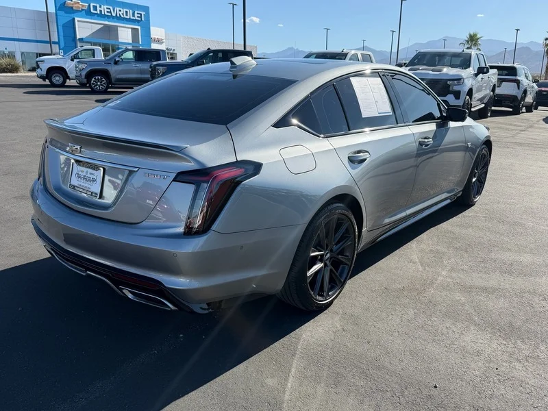 Used 2025 Argent Silver Metallic Cadillac Sport image 3