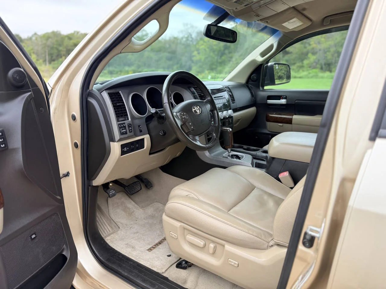 Used 2010 Tan Toyota Limited 4x2 4dr CrewMax Cab Pickup SB (5.7L V8) image 14
