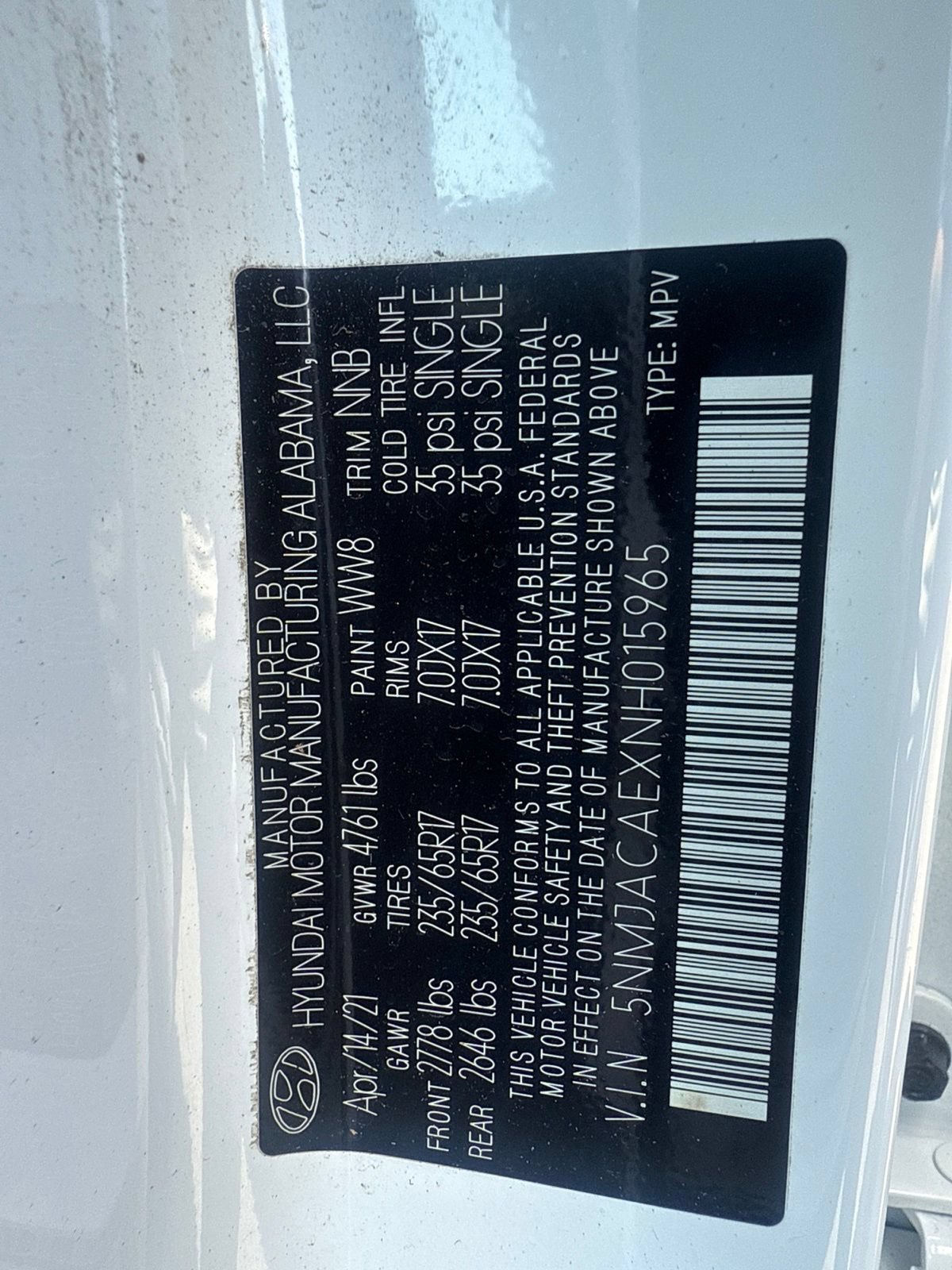 Used 2022 Quartz White [white] Hyundai SE image 11