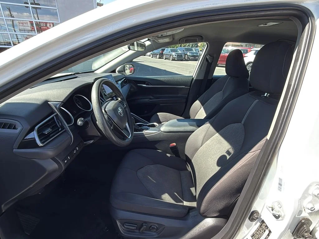 Used 2021 Super White Toyota LE image 11