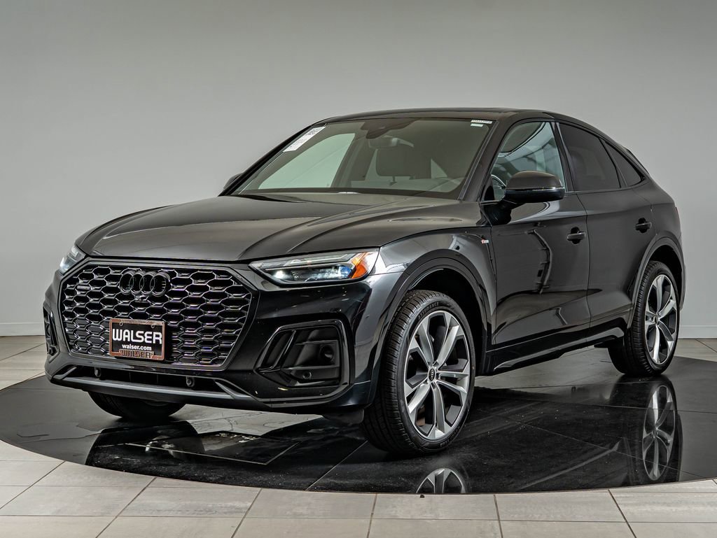 Used 2023 Black Metallic Audi 45 S line Premium image 1