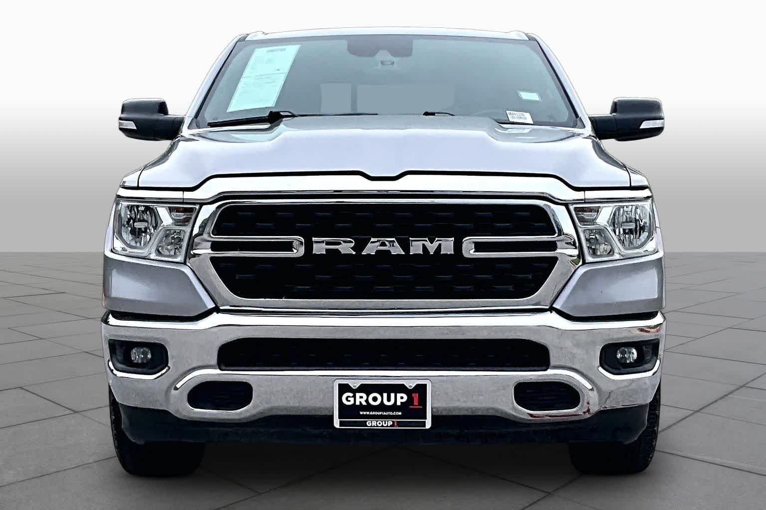 Used 2022 Billet Silver Metallic Clearcoat Ram Big Horn image 4