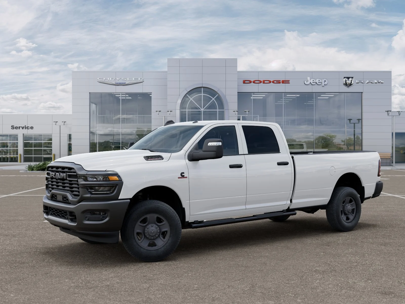 New 2026 Bright White Clear-Coat Exterior Paint RAM Tradesman image 30