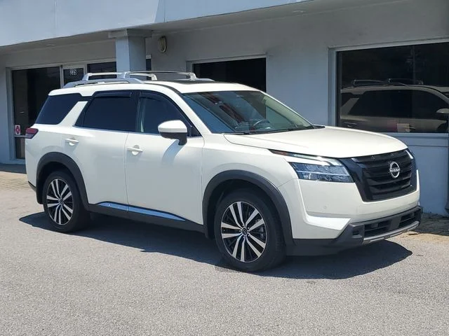Certified Used 2024 White Nissan Platinum image 38