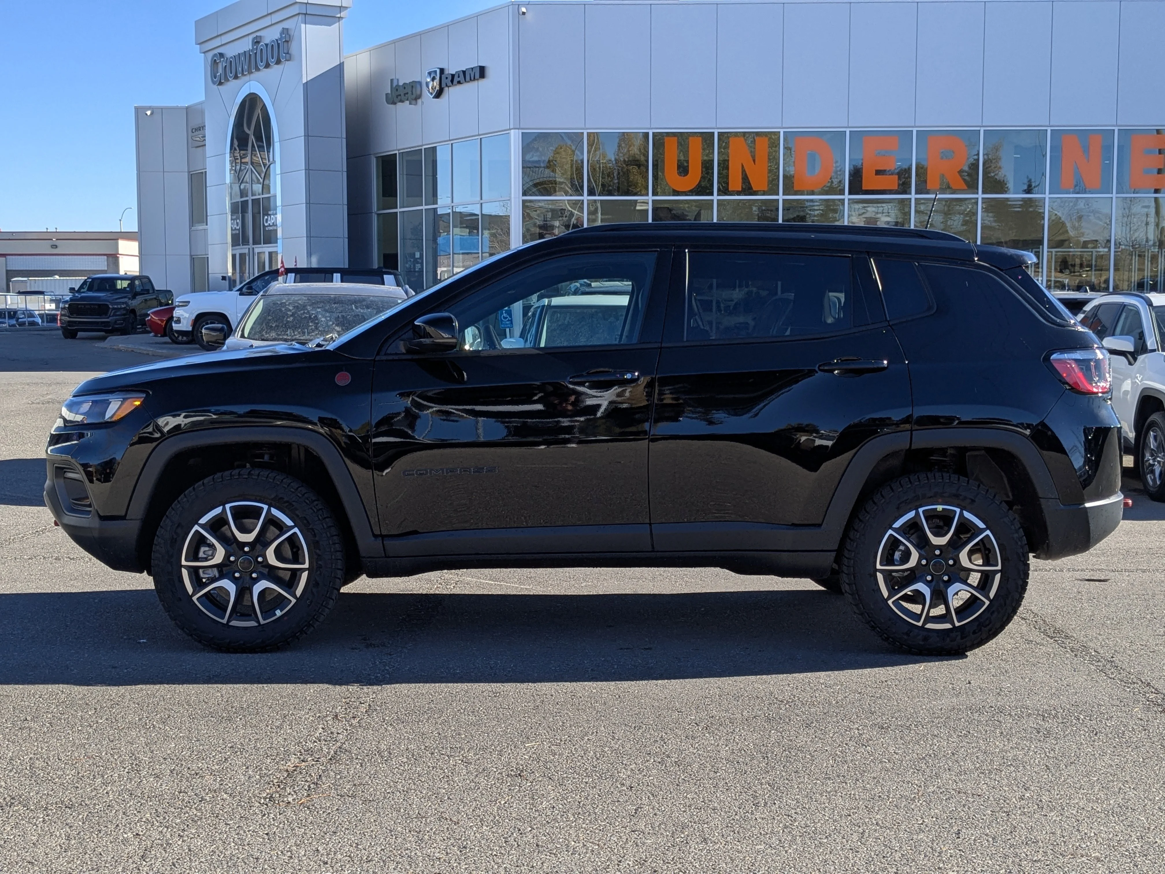 New 2026 Black Jeep Trailhawk - Sun Sound & Nav Group Pano Roof Alpine Speakers image 5