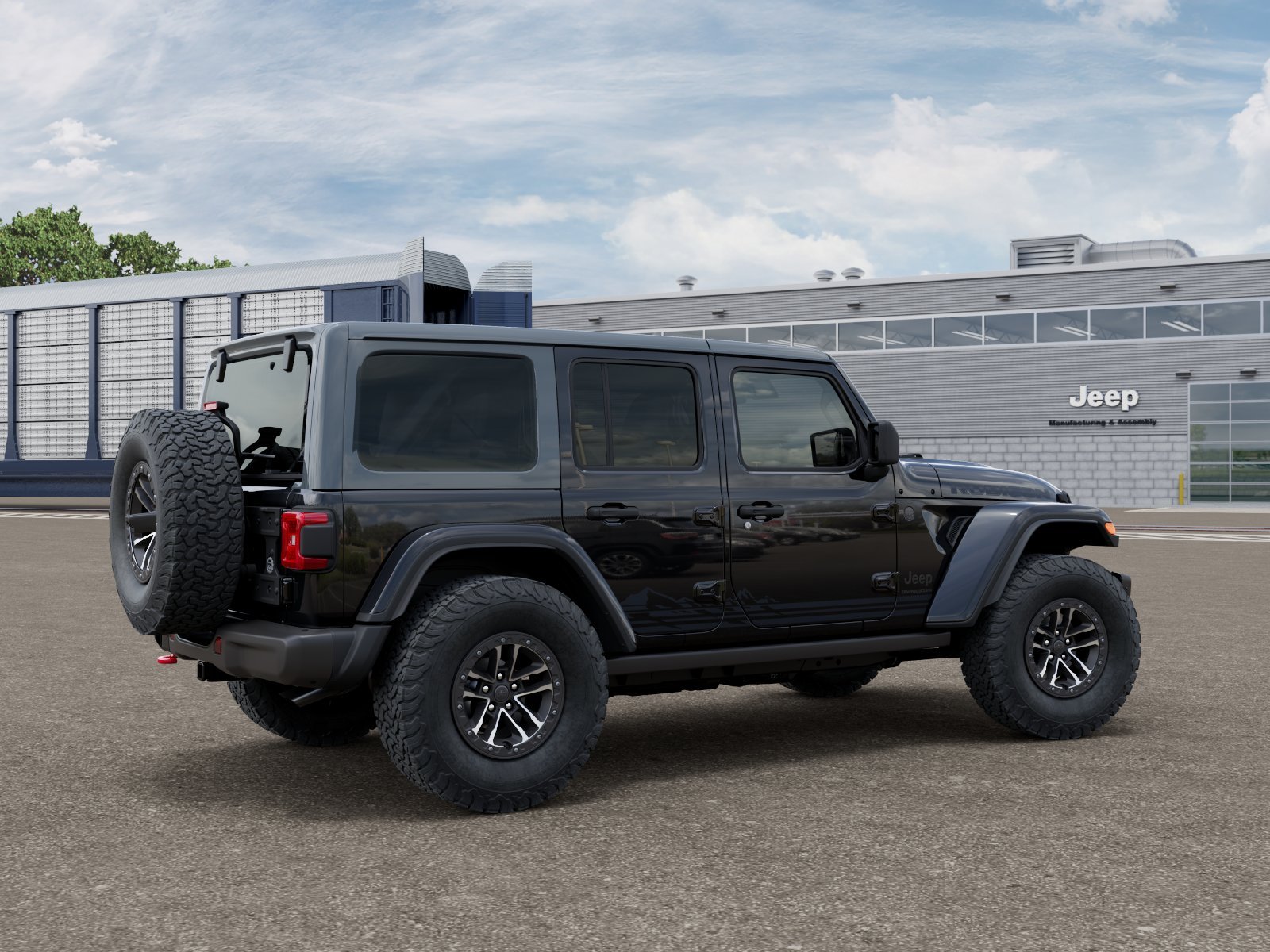 New 2026 Black Clearcoat Jeep Rubicon image 2