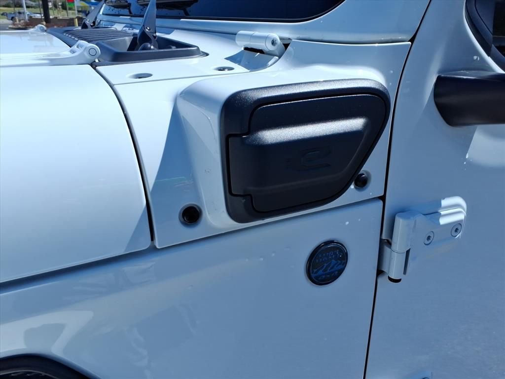 Used 2024 Bright White Clearcoat Jeep Sport S 4xe image 12