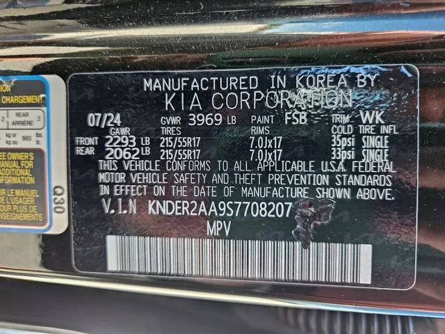 Used 2025 Black Kia EX image 30