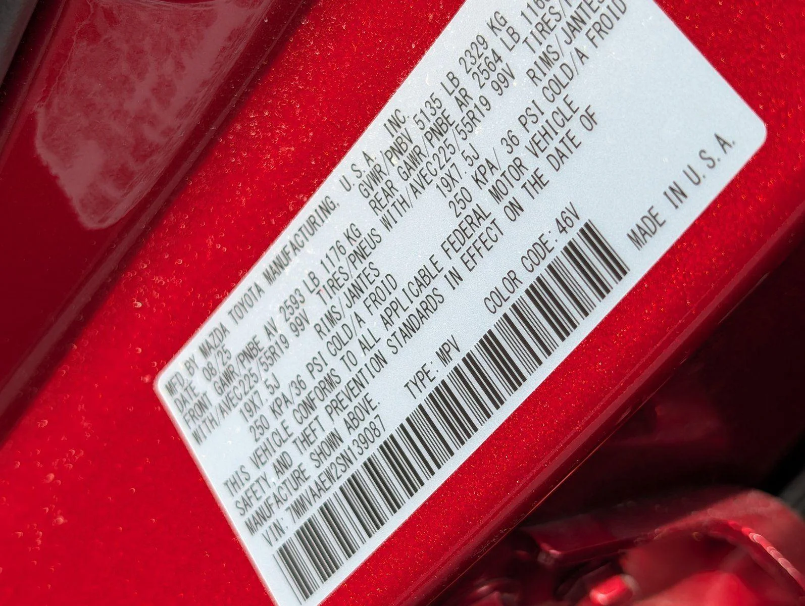 Used 2025 Soul Red Crystal Metallic Mazda Premium Plus Package image 35