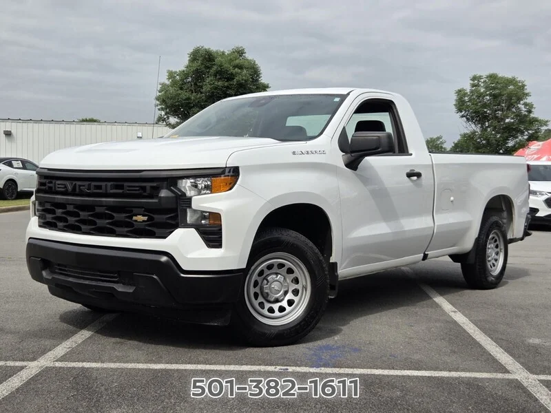 Used 2023 Summit White CHEVROLET 2WD REG CAB 140" WORK TRUCK image 18