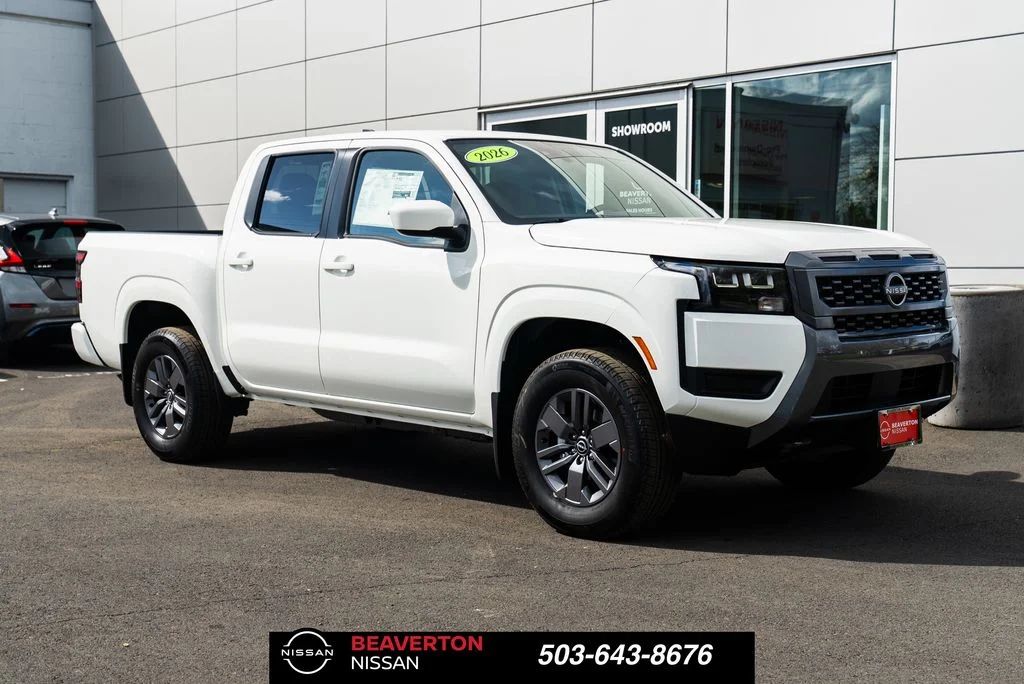 New 2026 Glacier White Nissan Crew Cab SV image 1