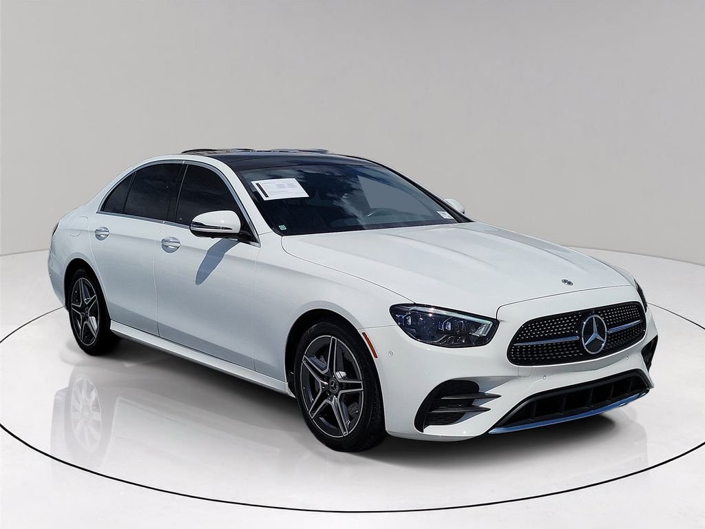Certified Used 2023 White Mercedes-Benz E 350 image 1