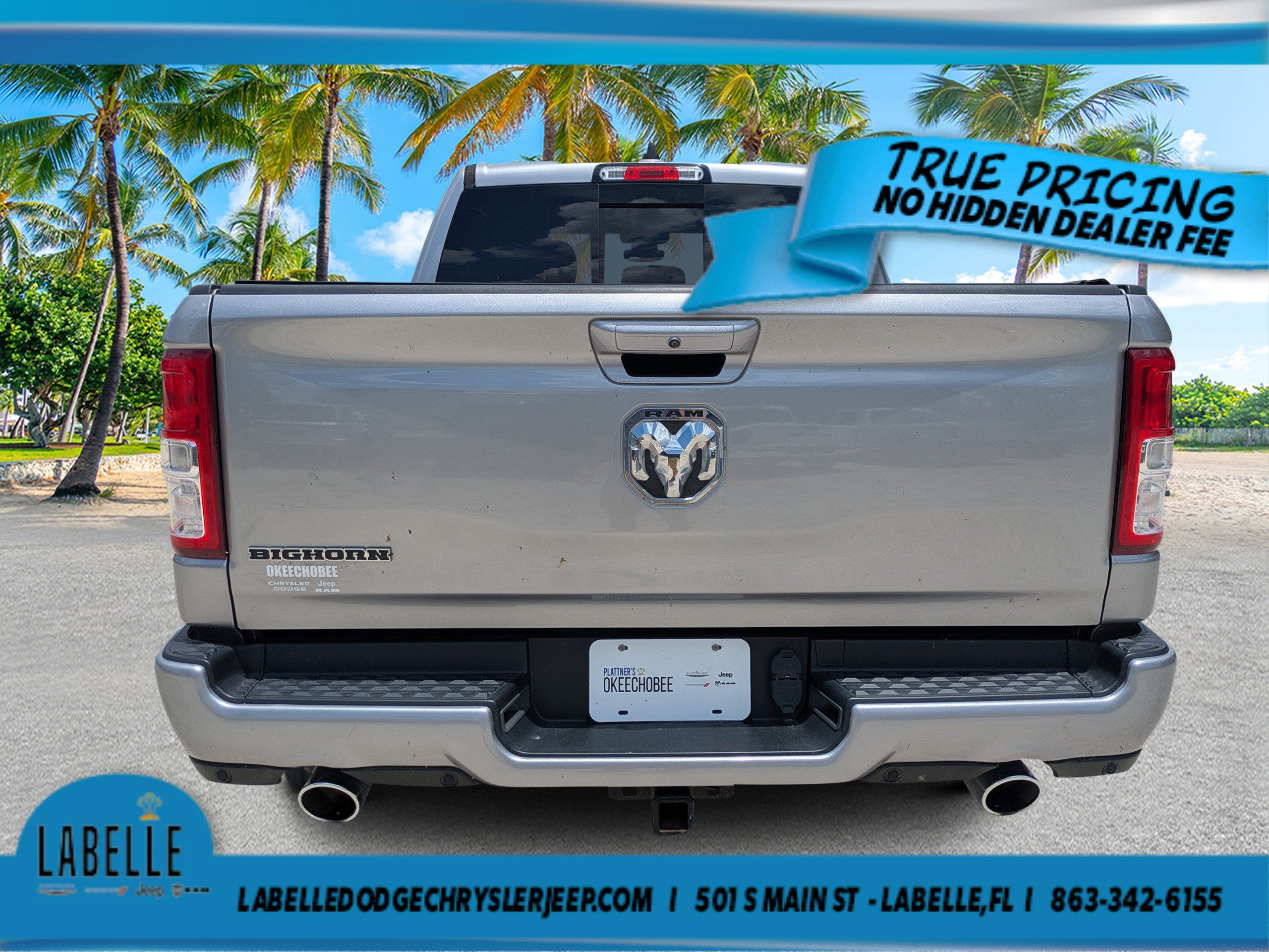 Used 2022 Billet Silver Metallic Clearcoat Ram Big Horn image 4