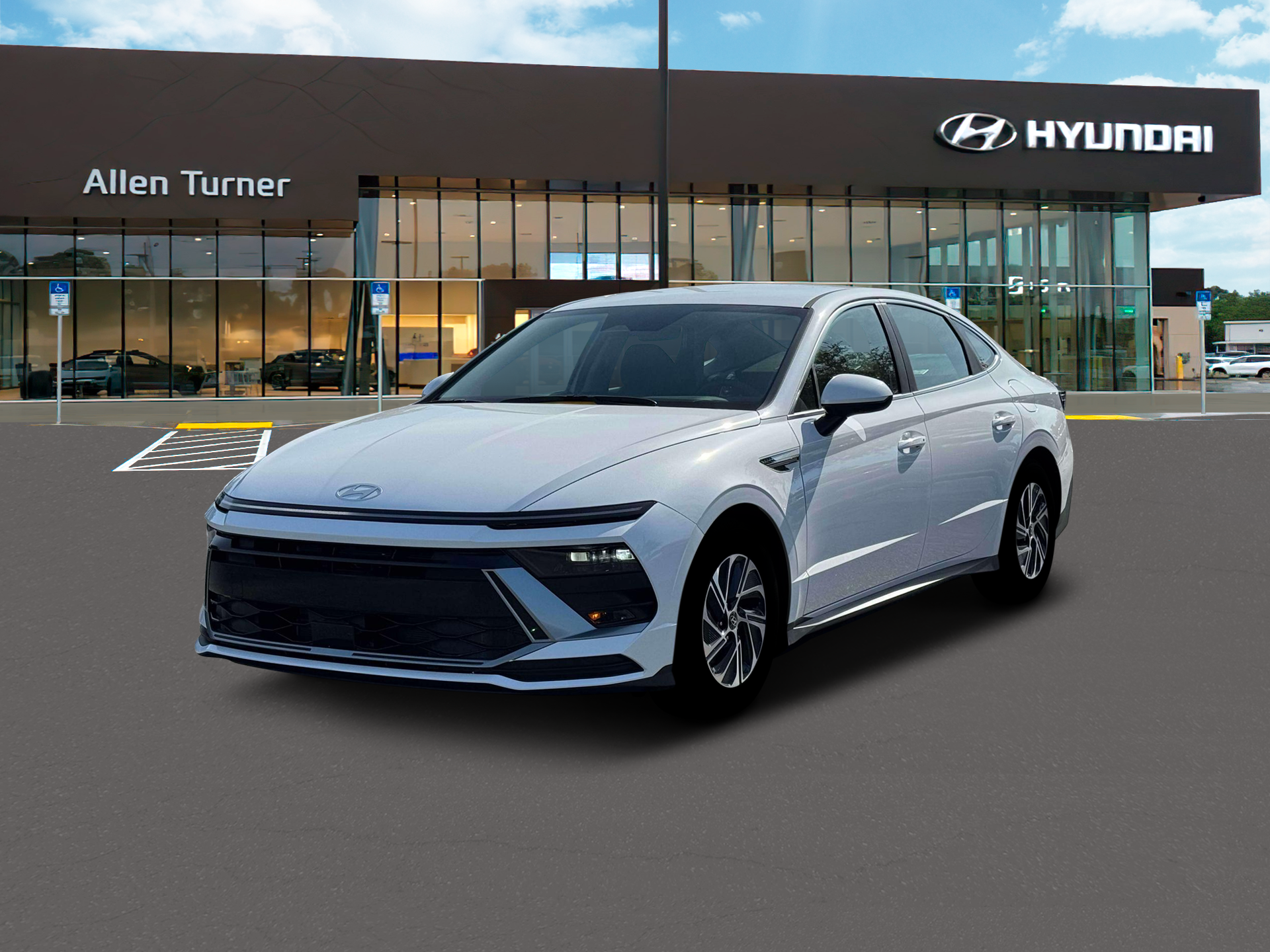 New 2026 Serenity White Hyundai Blue image 1