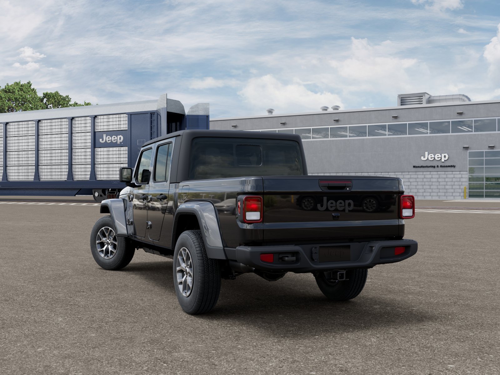 New 2026 Black Clear-Coat Exterior Paint Jeep Sport S image 3