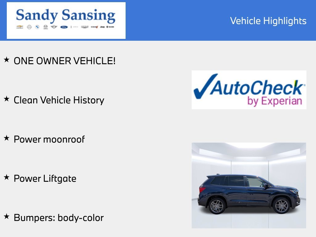 Used 2023 Blue Honda EX-L image 7