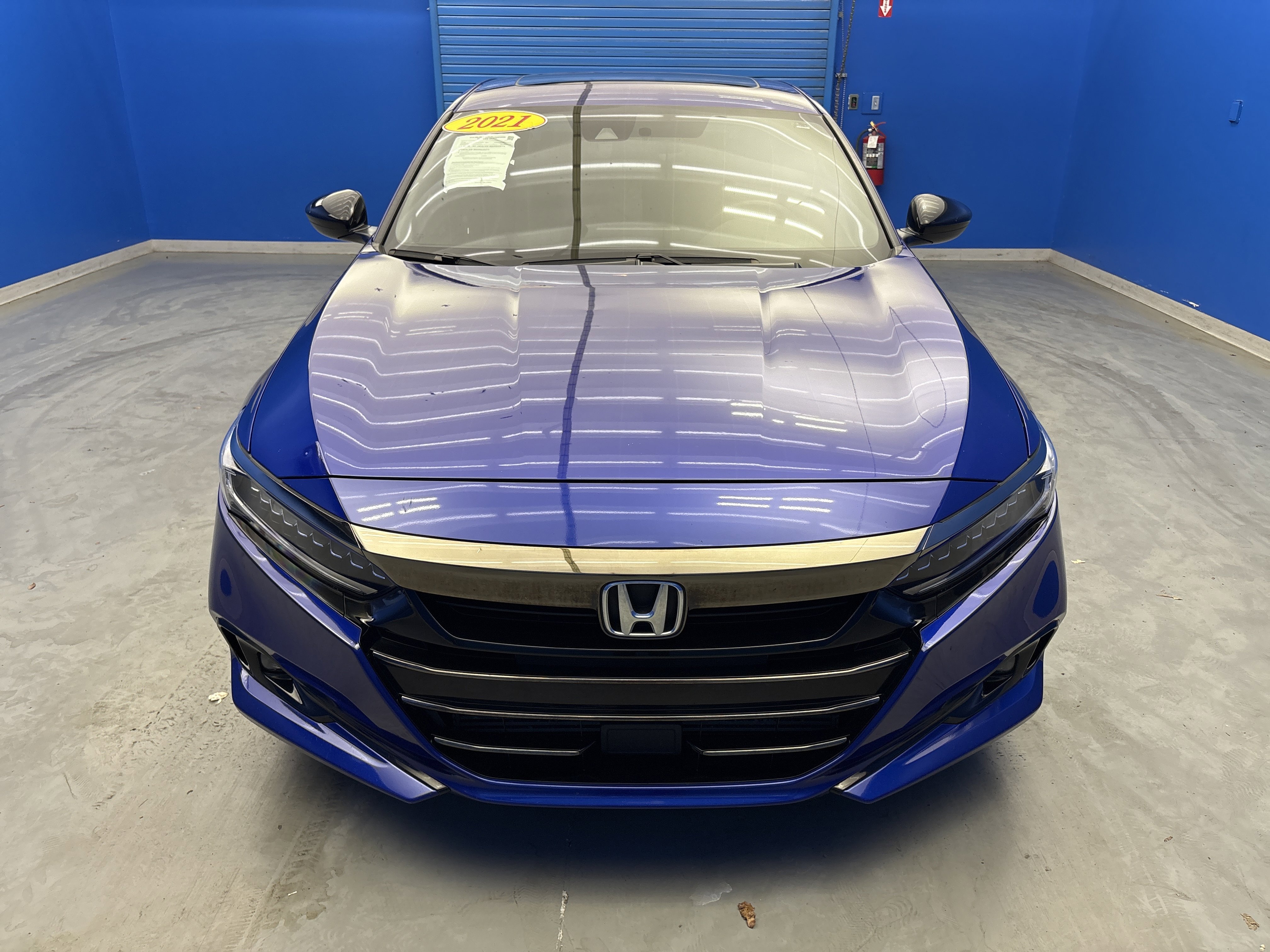 Used 2021 Blue Honda Sport image 3