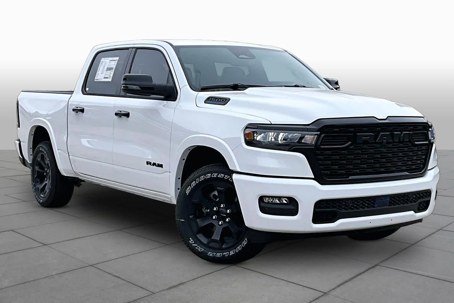 New 2026 Bright White Clear-Coat Exterior Paint RAM Big Horn image 3