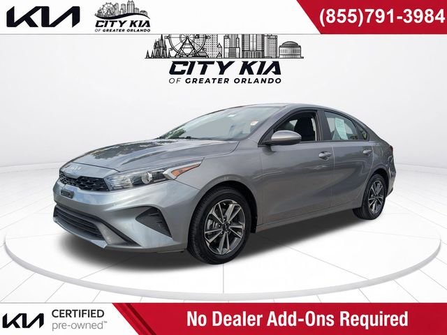 Gray 2024 Kia Forte Sedan Front-Wheel Drive 