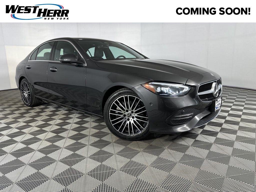 Used 2023 Obsidian Black Metallic Mercedes-Benz C 300 image 1