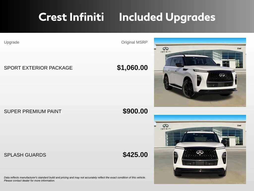 Certified Used 2026 Radiant White INFINITI SPORT image 5