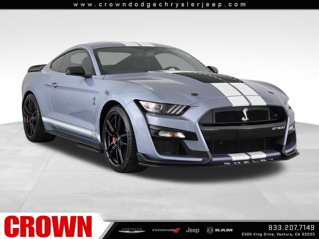 Used 2022 Blue Ford Shelby GT500 image 1