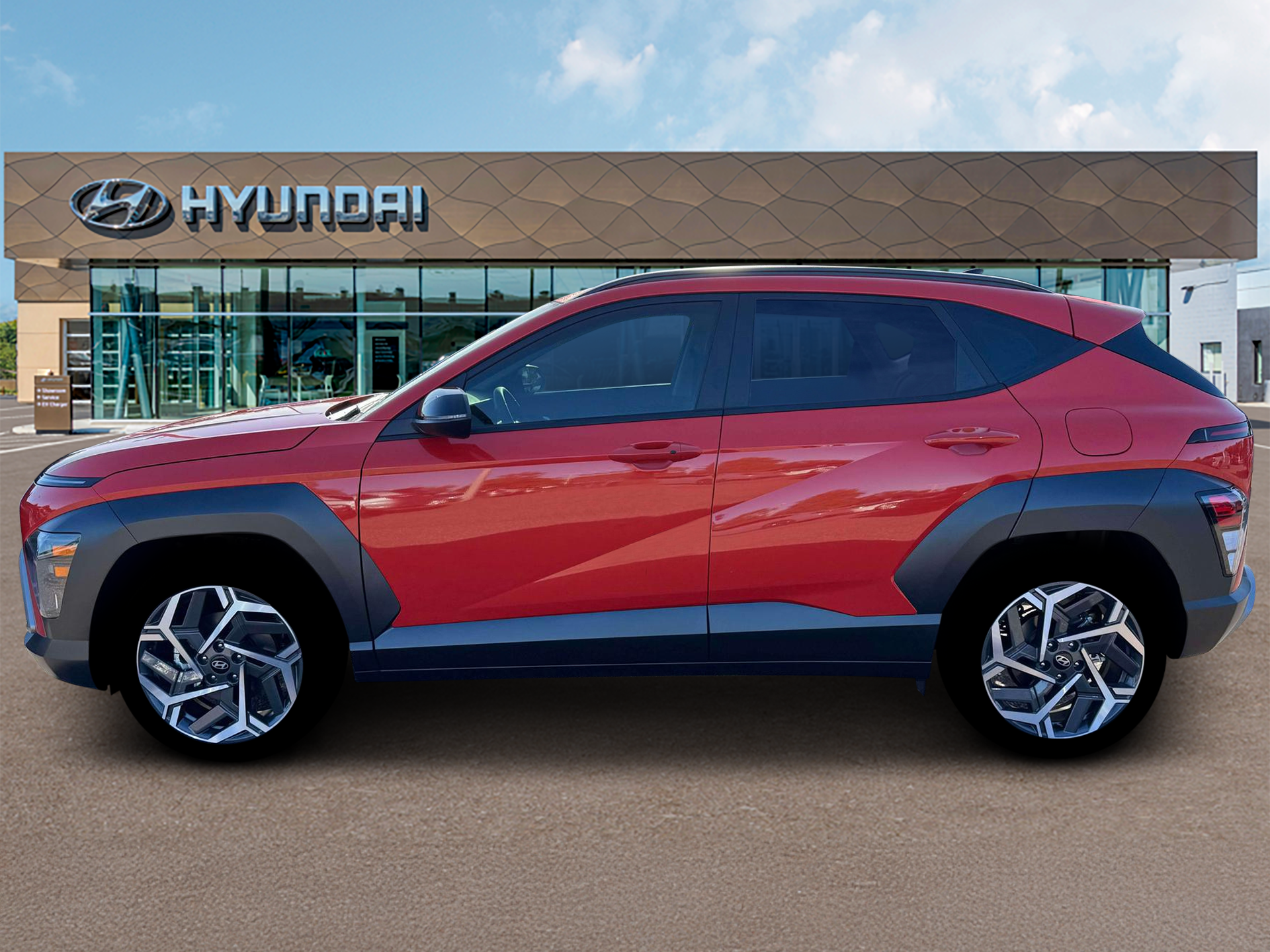 New 2026 Orange Hyundai SEL Premium FWD image 3