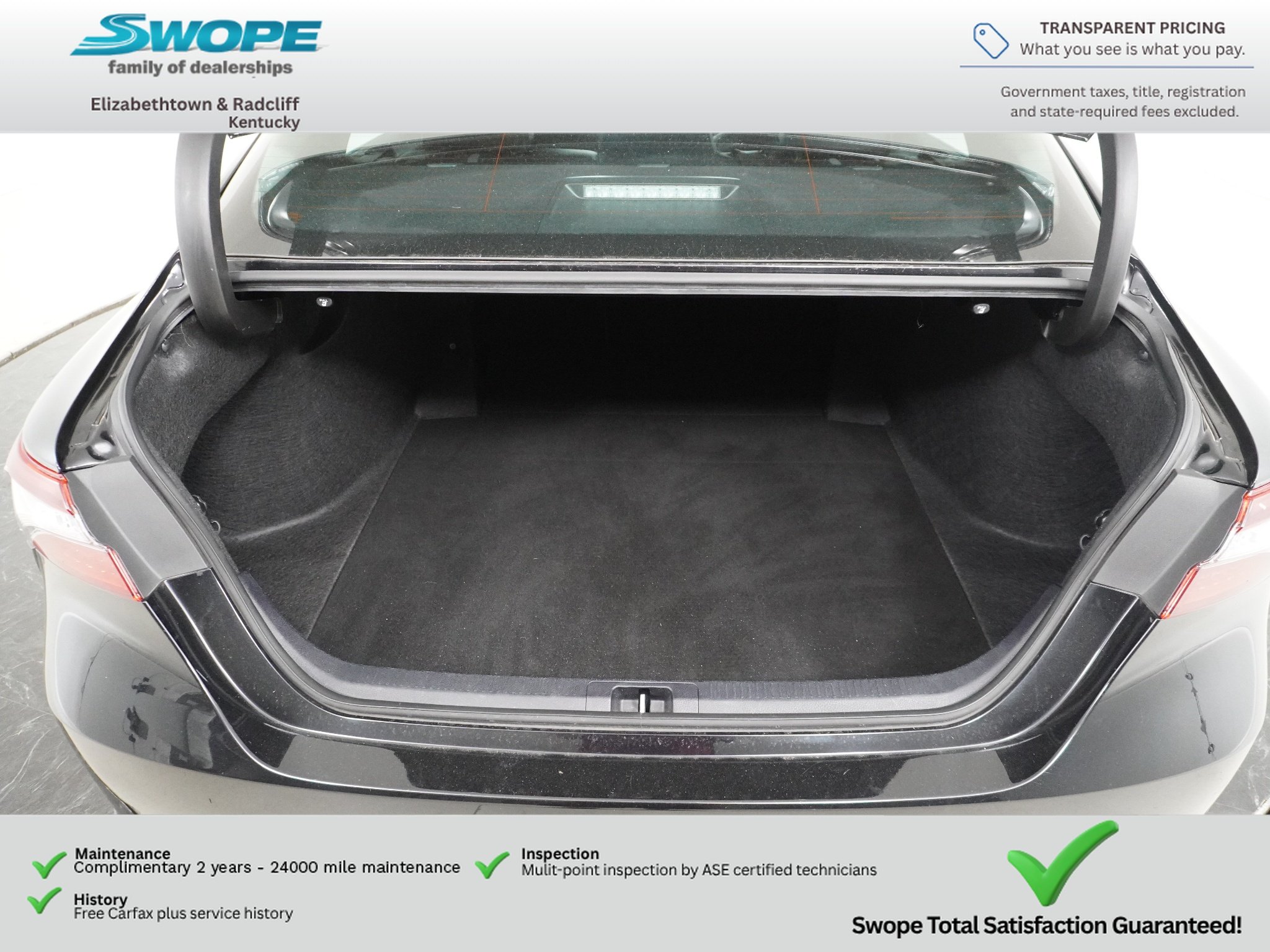 Used 2024 Midnight Black Metallic Toyota XSE image 9