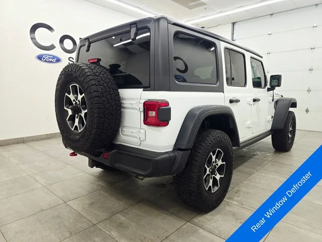 Used 2021 Bright White Clearcoat Jeep Unlimited Rubicon image 6