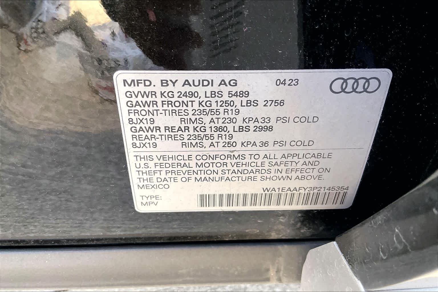 Used 2023 Mythos Black Metallic Audi S line Premium Plus image 35