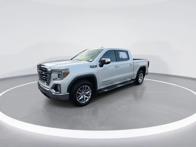 Used 2019 WHITE FROST TRICOAT GMC SLT image 4