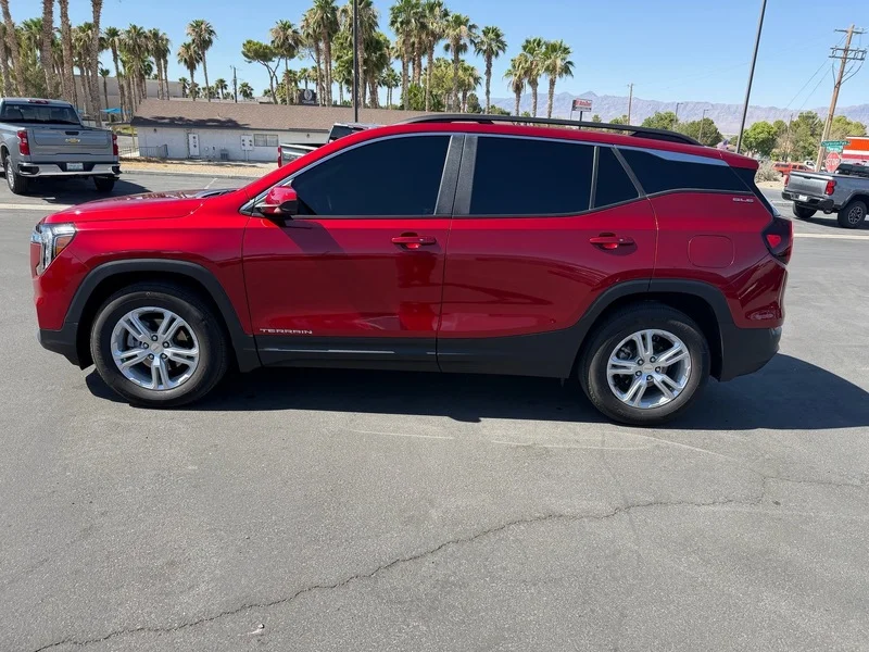 Used 2024 Volcanic Red Tintcoat GMC SLE image 6