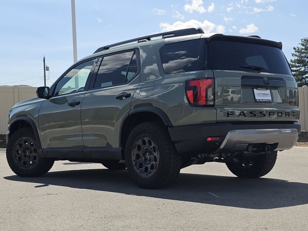 New 2026 Ash Green Metallic Honda TrailSport Elite Blackout image 8