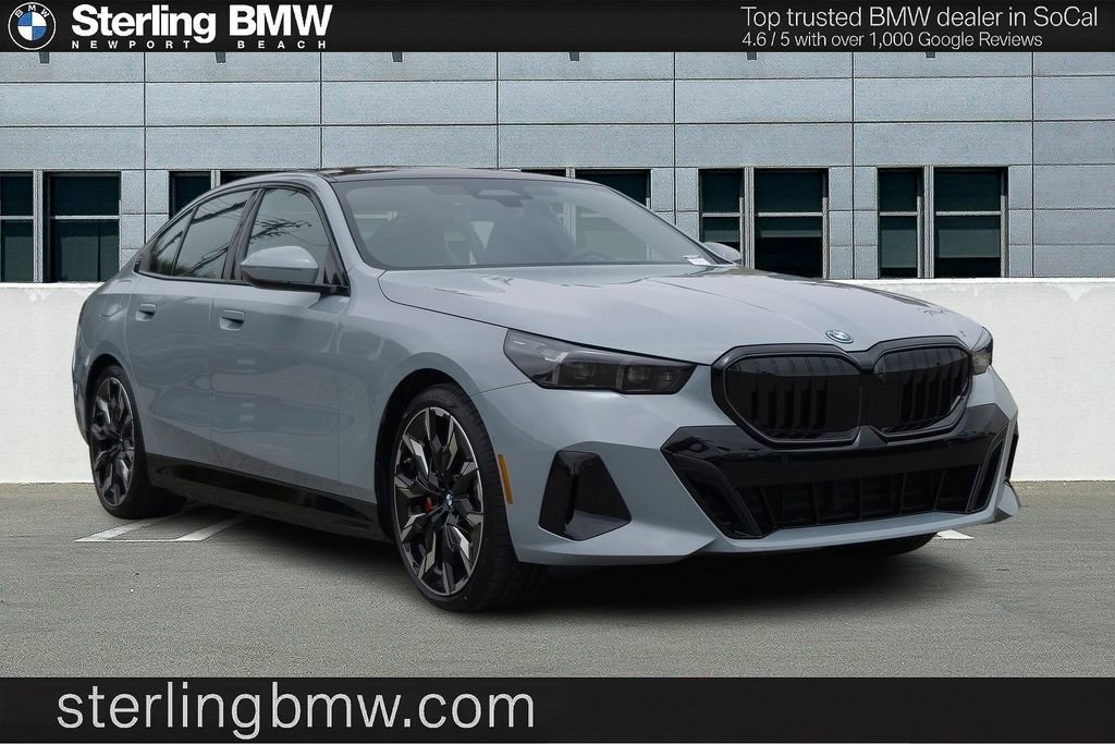 New 2027 Brooklyn Grey Metallic BMW 550e xDrive image 1