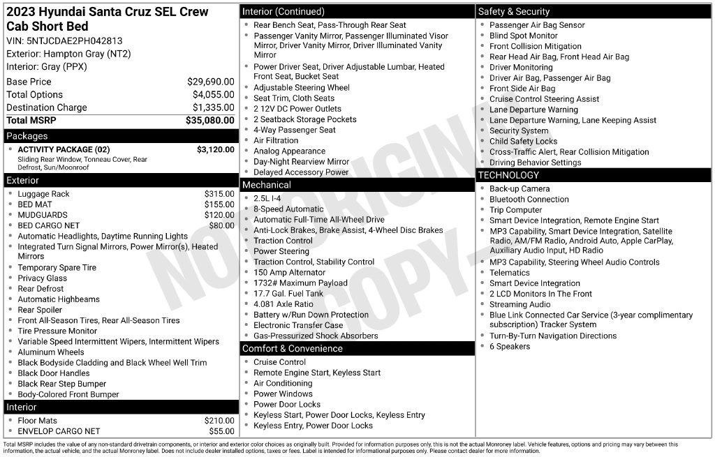 Used 2023 Gray Hyundai SEL image 16
