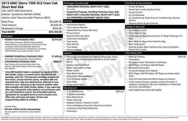 Used 2013 Silver GMC SLE image 4