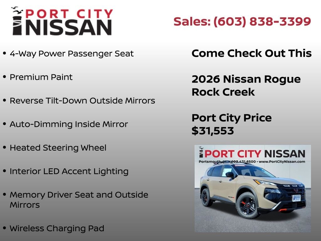 New 2026 Baja Storm Metallic Nissan Rock Creek® image 13