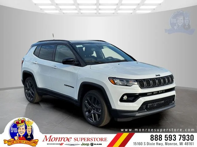 New 2026 Bright White Clear-Coat Exterior Paint Jeep Limited image 1