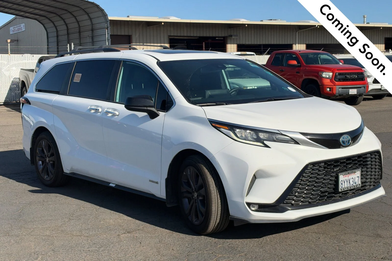 Used 2021 White Toyota XSE image 1